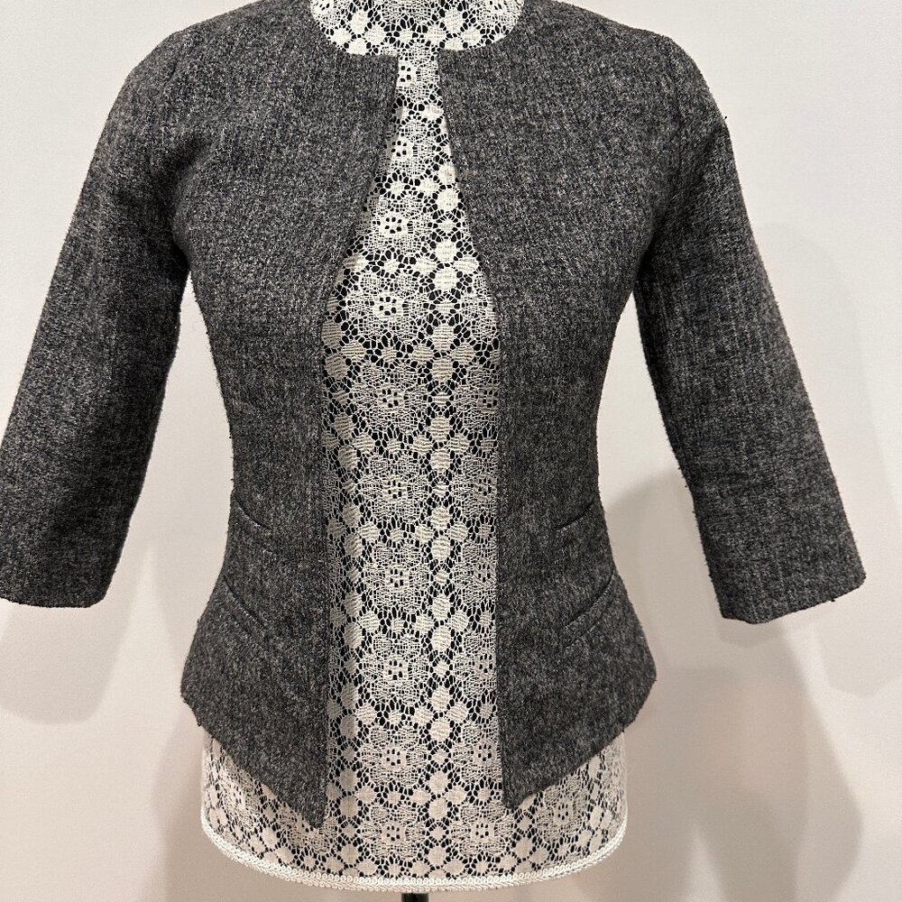 Silence + Noise Gray Blazer